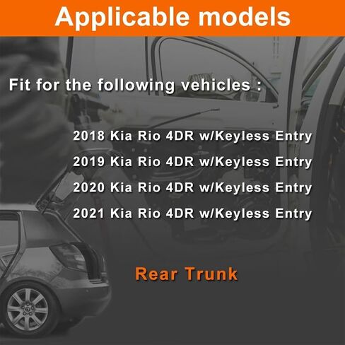 Trunk Lock Actuator Compatible with 2018-2021 Rio with Keyless Entry Rear Liftgate Latch Assembly in Saudi Arabia