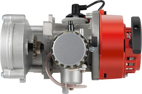 49CC 2 Stroke Engine Motor, 1.9kw/7000rpm Racing Engine Motor Transfer Motor, 49cc Engine Electronic Ignition System Mini Motorbike Engine for Dirt Bike, Pocket Bike Engine Kits in Saudi Arabia