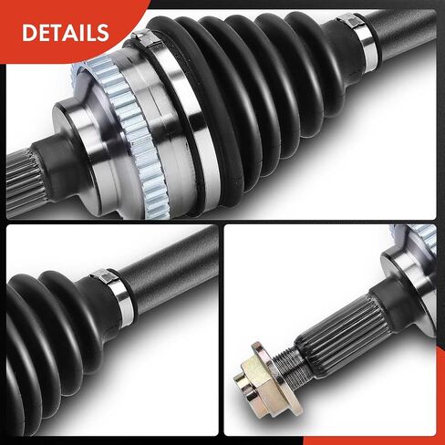 A-Premium CV Axle Shaft Assembly Compatible with Ford Escort 1991-2002 & Kia Sephia 1995-2000, Spectra 2000 & Mazda 323 1990-1994, Protege & Mercury Tracer 1991-1999, Front Left Driver Side in Saudi Arabia