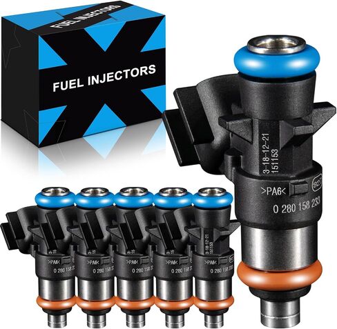 0280158233 Fuel Injectors for 3.6L V6 for:-Dodge Durango 2011-2012 Grand Caravan 2011-2020, for:-Jeep Grand Cherokee 2011-2012, for:-Chrysler Town & Country 2011-2016, for:-RAM 1500 2017 (6) in Saudi Arabia