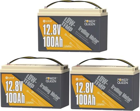 Power Queen LifePo4 Battery 36V 50ah مع Bluetooth ، حماية منخفضة الحرارة ، 1920WH Energy ، بطارية Deep Cycle Group 31 Lithiumn Battery لمحرك التصيد 36 فولت حتى 120 رطل in Saudi Arabia