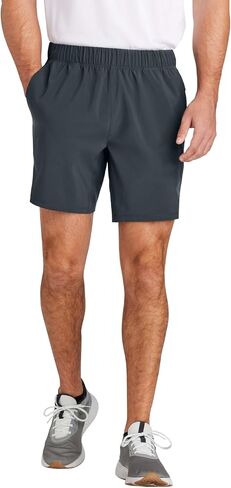 SPORT-TEK Unisex Repeat 7 Short | Lightweight 3.5" Gym Shorts for Men & Women, Athletic Fit with Stretch Knit Waistband in Saudi Arabia