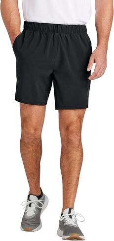 SPORT-TEK Unisex Repeat 7 Short | Lightweight 3.5" Gym Shorts for Men & Women, Athletic Fit with Stretch Knit Waistband in Saudi Arabia