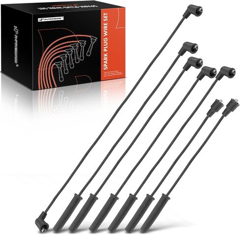 A-Premium Ignition Sclow Slud Wires مجموعة من 7 متوافقة مع Toyota Land Cruiser 1981-1987 L6 4.2L OHV in Saudi Arabia