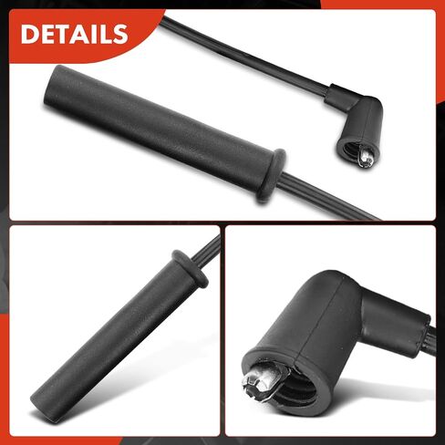 A-Premium Ignition Sclow Slud Wires مجموعة من 7 متوافقة مع Toyota Land Cruiser 1981-1987 L6 4.2L OHV in Saudi Arabia