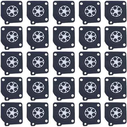 50pcs A015006 Carburetor Diaphragm متوافق مع Zama C1-M2B C1S-E1 C1S-E2 C1S-H4A C1S-H4B C1S-H4C C1S-H8 C1S-H8A C1S-K1D C1S-S3 in Saudi Arabia