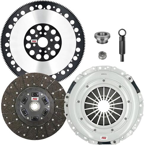 ClutchMaxPRO Performance Stage 2 Clutch Kit with Chromoly Flywheel Compatible with 1996-1998 Mustang GT Cobra SVT 4.6L SOHC 8cyl (CP07023HDLSF-ST2) in Saudi Arabia