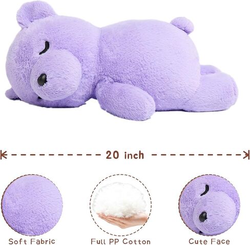 Tezituor Long Capybara Plush Body Pillow, 39.5" Cute Capybara Stuffed Animal Soft Sleeping Throw Pillow Plush Toy Pillow Birthday Christmas for Kids Girlfriends in Kuwait