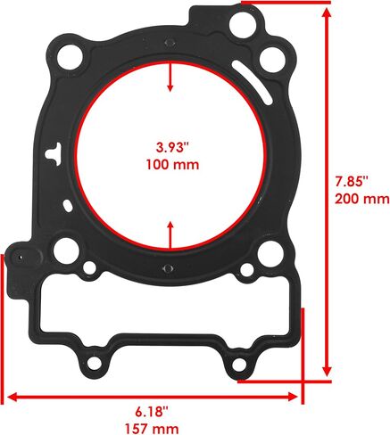 Caltric Cylinder Head Engine Valve Gasket Kit Compatible with Polaris Sportsman 570 EFI 2014 2015 in Saudi Arabia