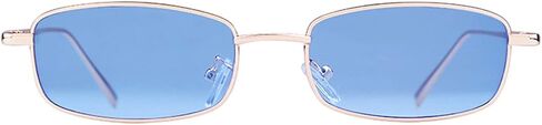 ADE WU Small Narrow Rectangle Sunglasses Womens Mens Retro Y2k 80s 90s UV400 Sunnies in Saudi Arabia