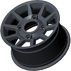 Polaris RZR REAM RIM 14X8 CAST ، Flash Black ، Part OEM الأصلي 1522843-655 ، كتي 1 in Saudi Arabia