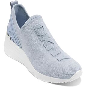 DKNY Women's Keeva Everyday Slip on Wedge Sneaker with Logo in Saudi Arabia