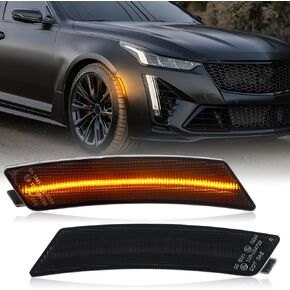 Smoked LED Side Marker Light Replacement for 2020 2021 2022 2023 2024 CT5 Front Bumper Side Marker Lights in Kuwait