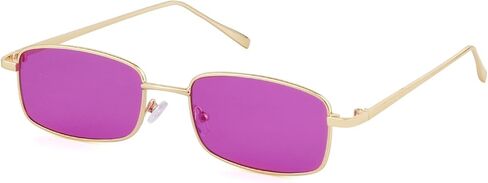 ADE WU Small Narrow Rectangle Sunglasses Womens Mens Retro Y2k 80s 90s UV400 Sunnies in Saudi Arabia