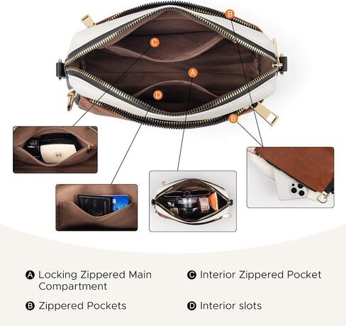 حقيبة Crossbody المضادة للسرقة للنساء ، RFID المقاومة لعمق القطع التي تمنع محافظ السفر ، حقيبة يد الكتف الصغيرة in Saudi Arabia
