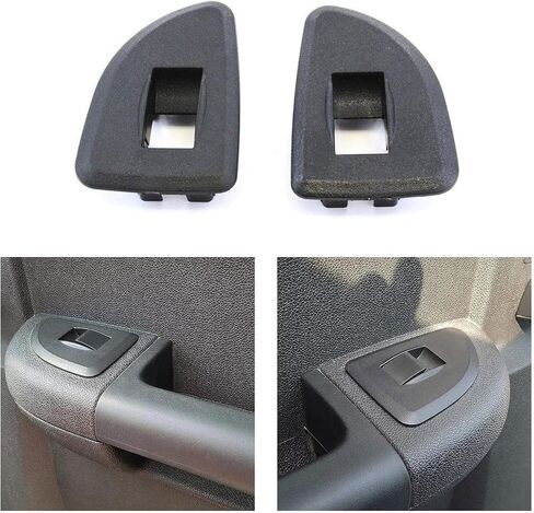 FZJDSD Window Switch Bezels 2PCS Black Rear Left & Right Side Compatible with GMC Sierra Chevy Silverado 1500 2500 HD 3500 Ext Cab 2009-2013 Replace 25995490 25995494 in Saudi Arabia