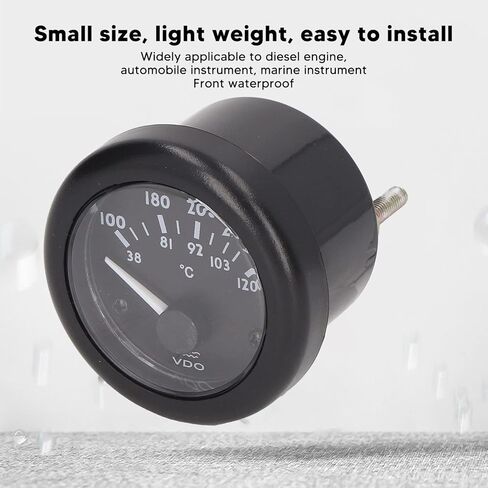 محرك عالية الإغلاق ماء ature vdo 52mm ماء درجة الحرارة 2 بوصة أداة السيارات (24 فولت) in Kuwait