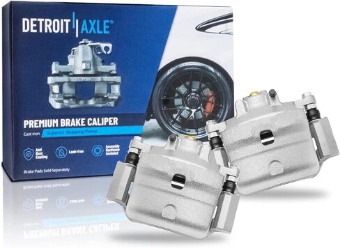 Detroit Axle - 4pc الفرجار الفرامل لـ Ford Fusion Lincoln Mkz Zephyr Mazda 6 Mercury Milan Discibers الفرجار مع البديل الأمامي والخلفي in Saudi Arabia