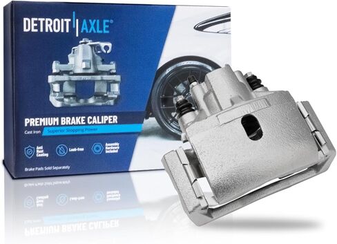 Detroit Axle-الفرجار الخلفي الأيسر الفرامل للفترة 2002-2018 Dodge RAM 1500 ، 2004-2009 Durango ، 2007-2009 Chrysler Aspen ، Pariper Brake Scarper W/Bracket Piper W/Bracket in Saudi Arabia