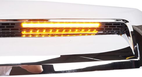Karpal Hood Bulge Molding Grille Trim & Pront Grille Grille Grill 2PCS متوافق مع 2014 2015 2015 2017 2018 2019 2020 2021 Toyota Tundra 53101-0C041 76180-0C030 in Kuwait