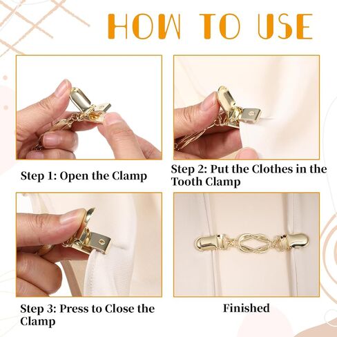 3 PCS مقاطع اللباس عتيقة مقاطع سترة قميص الظهر الخلفية Cinches Pant Weist Trainener Retro Shawl Cardigan Cardigan Clip Clip لمختلف نساء الملابس الديكور in Saudi Arabia