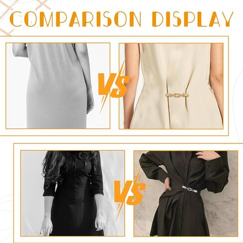 3 PCS مقاطع اللباس عتيقة مقاطع سترة قميص الظهر الخلفية Cinches Pant Weist Trainener Retro Shawl Cardigan Cardigan Clip Clip لمختلف نساء الملابس الديكور in Saudi Arabia