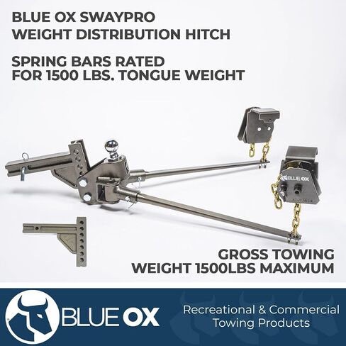 Blue Ox BXW1500-S Swaypro 1500 lb 9-9 RCVR Hitch in Saudi Arabia