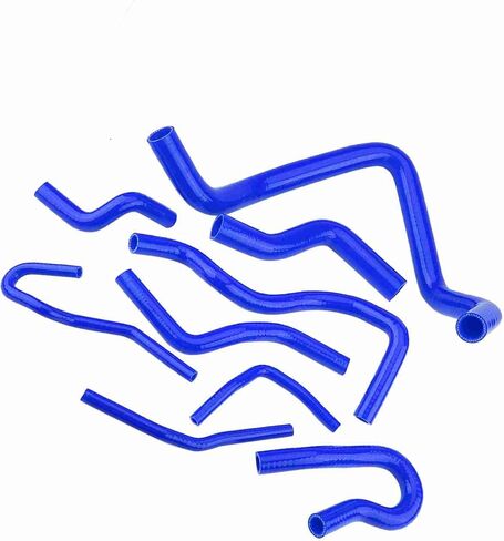 Silicone Hose Kit Antiaging Excellent Insulation for D15 D16 SOHC EG/EK 1992‑2000, 9pcs (Red) (Black) (Blue) in Saudi Arabia