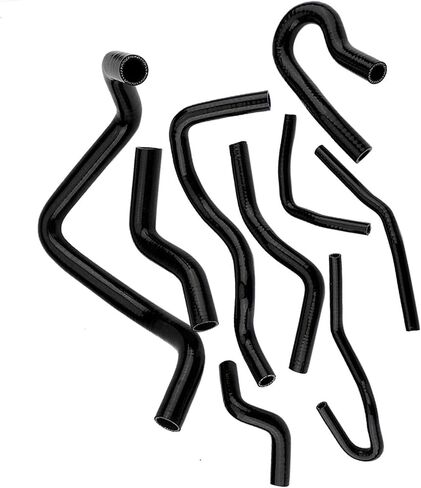 Silicone Hose Kit Antiaging Excellent Insulation for D15 D16 SOHC EG/EK 1992‑2000, 9pcs (Red) (Black) (Blue) in Saudi Arabia