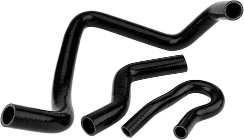 Silicone Hose Kit Antiaging Excellent Insulation for D15 D16 SOHC EG/EK 1992‑2000, 9pcs (Red) (Black) (Blue) in Saudi Arabia