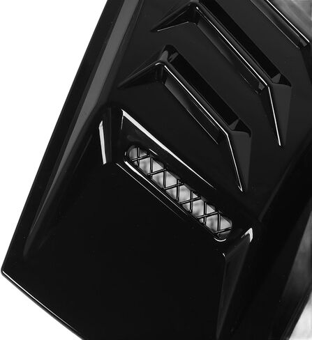 Universal Fit Hood Air Vent Trim Cover Improve Engine Cooling Reduce Wind Proof with Open Design, for 1 Series E90 E91, W117 (Bright Black) in Saudi Arabia
