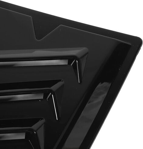 Universal Fit Hood Air Vent Trim Cover Improve Engine Cooling Reduce Wind Proof with Open Design, for 1 Series E90 E91, W117 (Bright Black) in Saudi Arabia