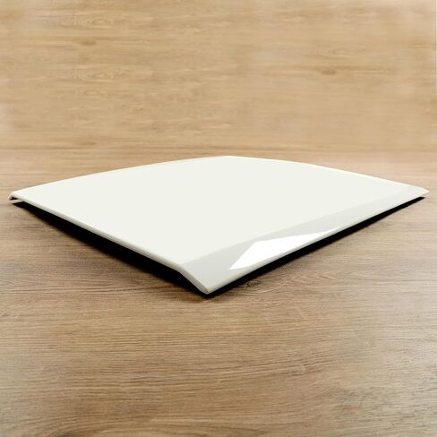 Hecasa Air Hood Vent Scoop متوافق مع 2015-2017 Ford Mustang Front Hood Scoop Wover Painted Plastic White in Saudi Arabia