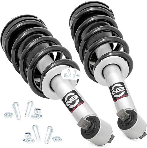 Rough Country 2" Leveling Kit with N3 Struts for Chevy Silverado & GMC Sierra 1500 (2019-2025) - Increase Ground Clearance, Front-to-Rear Leveling in Saudi Arabia