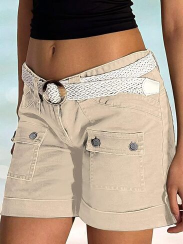 Flamingals Flamingals Low Low Weavt Roll Shisps with flap gobicets natual fashion strendy mid hid shit shorts in Kuwait