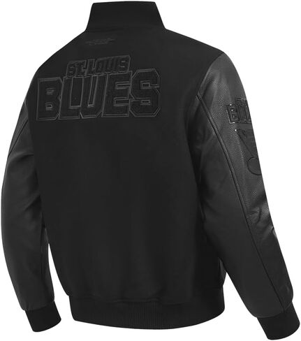 Mens NHL Classic Triple Black Varsity Jacket in Saudi Arabia