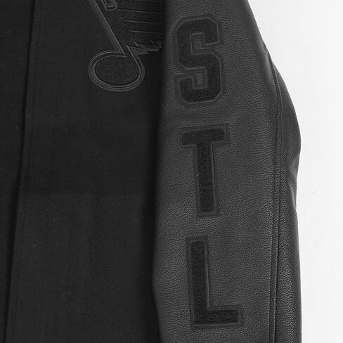Mens NHL Classic Triple Black Varsity Jacket in Saudi Arabia