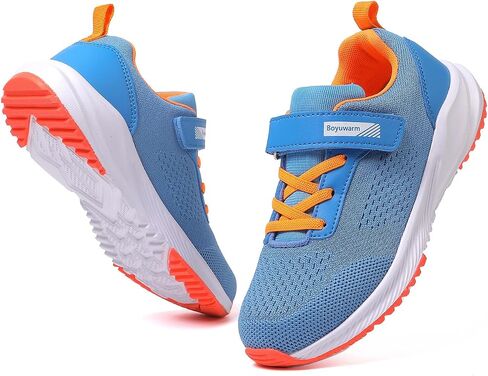Kids Athletic Tennis Shoes, Lightweight Running Sneakers, Non-Slip Sport Shoes, Boys Girls in Saudi Arabia