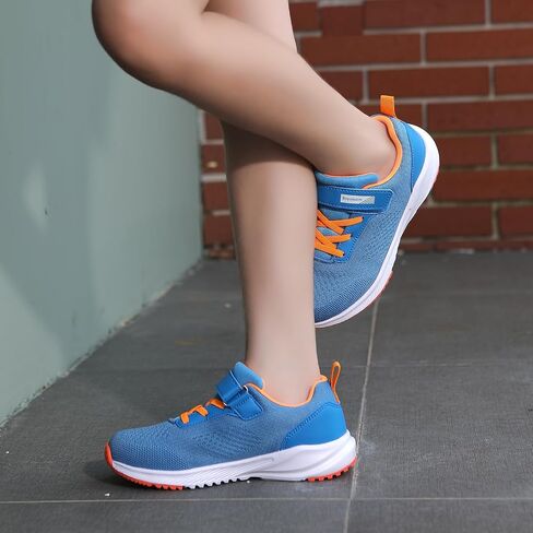 Kids Athletic Tennis Shoes, Lightweight Running Sneakers, Non-Slip Sport Shoes, Boys Girls in Saudi Arabia