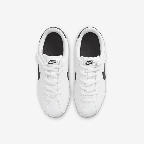 Nike Cortez EasyOn Little Kids' Shoes (DM0951-108, White/Black) Size 12 in Saudi Arabia