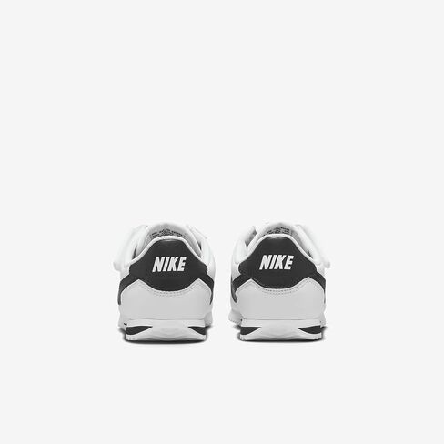 Nike Cortez EasyOn Little Kids' Shoes (DM0951-108, White/Black) Size 12 in Saudi Arabia