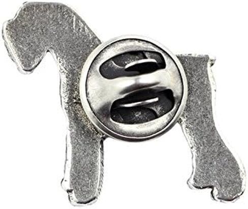Unique Edition Silver Dog Pin Badge – Silver-Plated Handmade – Brooches Women – Funny Pins – Silver Brooch Jewelry – Schnauzer - 2,3x2,7x4,5cm in Saudi Arabia