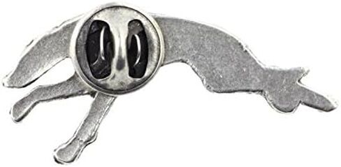 Unique Edition Silver Dog Pin Badge – Silver-Plated Handmade – Brooches Women – Funny Pins – Silver Brooch Jewelry – Greyhound - 1,8x4,2x4,5cm in Saudi Arabia