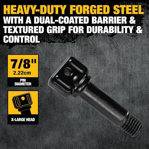DEWALT DXBC8000 Black/Yellow 3/4" Bow Shackle with 7/8" Pin (10,400 lb Work Strength) - Towing, Winching, Vehicle Recovery in Saudi Arabia