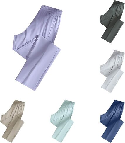 Senistyle Pants for Women Over 50, Women's Ultra Stretch Breathable Comfy Fit Pants, Stretch Active Pants for Women in Saudi Arabia