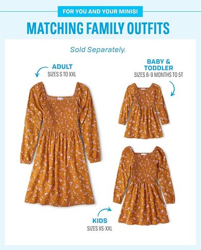 The Children's Place Baby Girls' Floral Smocked Dress in Saudi Arabia