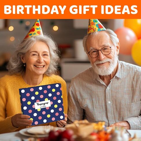 Happypop 80th Hildrict Adeas - جوارب عيد ميلاد 80 للنساء المسنات السيدات مع بطاقة تحية in Kuwait