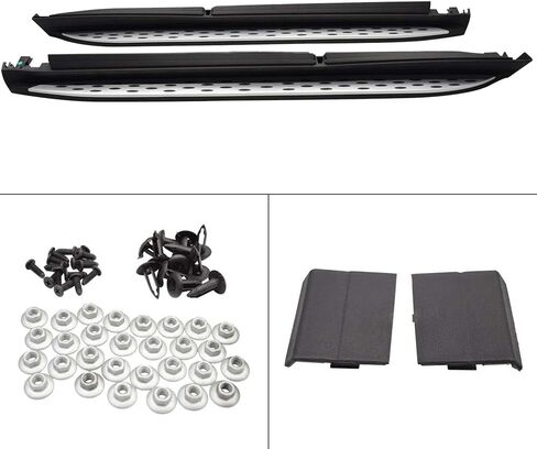 Running Board Compatible with Benz X166 2013-2016 GL-Class & 2017-2019 GLS-Class, SUV Factory Style Side Step Bar Nerf Bars by IKON MOTORSPORTS, 2014 2015 2016 2017 2018 in Saudi Arabia