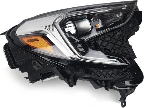 مجموعة مصابيح أمامية طراز LED كاملة من FIONE متوافقة مع GMC Terrain 2018 2019 2020 2021 مصباح أمامي بديل [لا ينطبق على طراز HID/Xenon] جانب السائق الأيسر LH 84312726 GM2502475 in Saudi Arabia