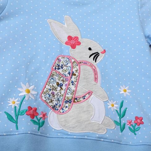 Mrocioa Toddler Girls Sweatshirt Crewneck Hoodies Long Sleeve Fall Winter T-Shirt Kids Cotton Tops in Saudi Arabia